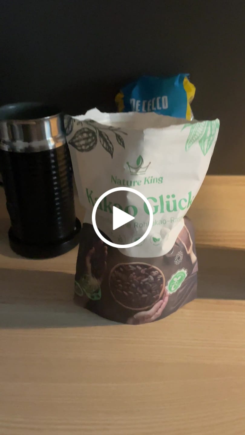 Customer video review of Bio Kakao Glück (100% Bio Roh Kakao) - 250g