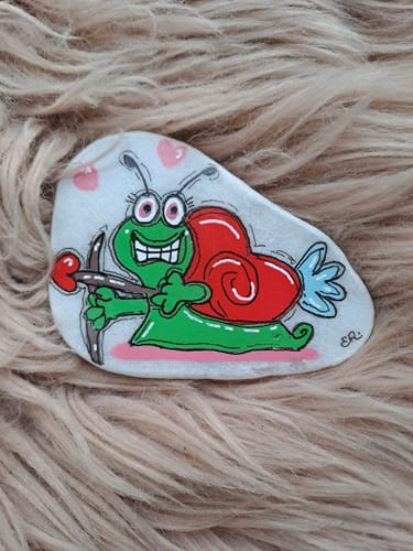 Customer photo review of QR Codes voor de Happy Stone App