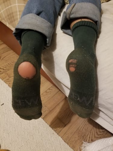 Customer photo review of Men's Alpaca Socks