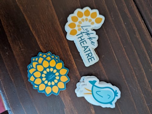 Customer photo review of Custom Die-Cut Stickers | High-Quality Vinyl Stickers for Business, Events, and Personal Use