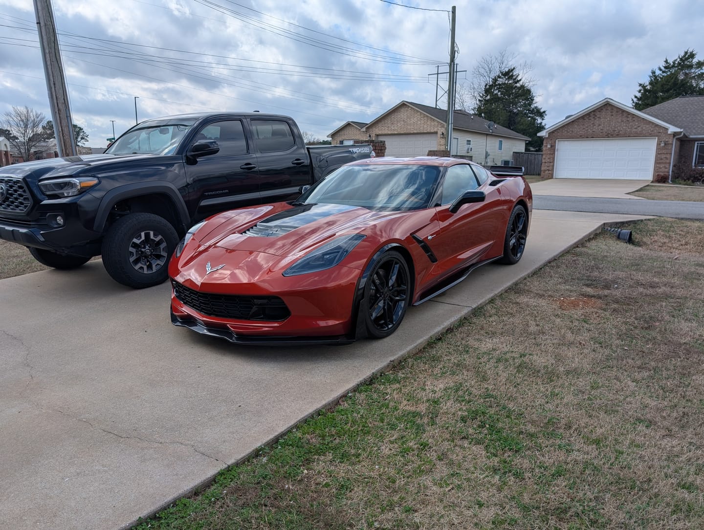 Customer photo review of Chevrolet Corvette C7 Front Fender Flares Wheel Trim