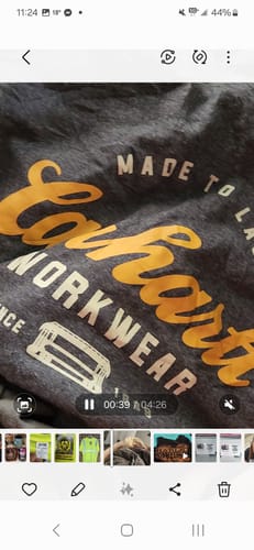Customer photo review of Wholesale Carhartt T-Shirts