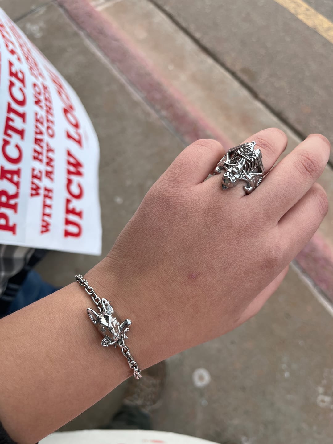 Customer photo review of HELLHOUND BRACELET