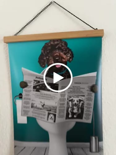 Customer video review of Wichtiges Geschäft - Individuelles Poster