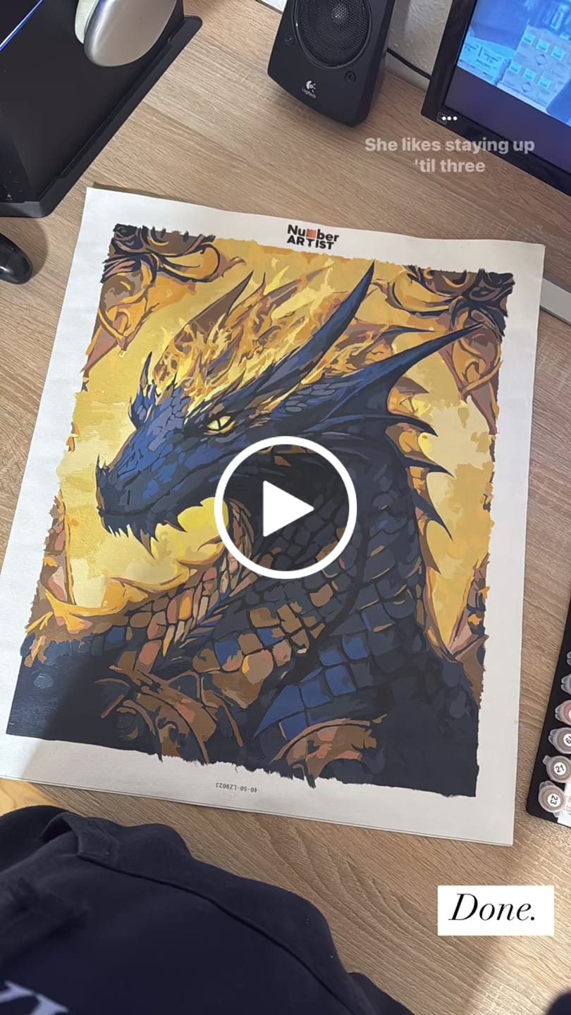 Customer video review of Dragon Portrait