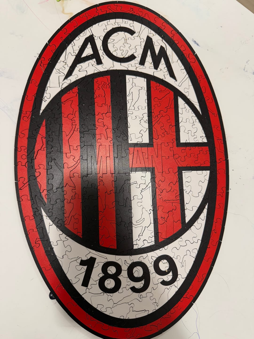 Customer photo review of Logo Milan® - Puzzle di Legno