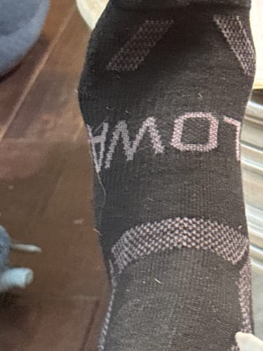 Customer photo review of Men's Alpaca Socks