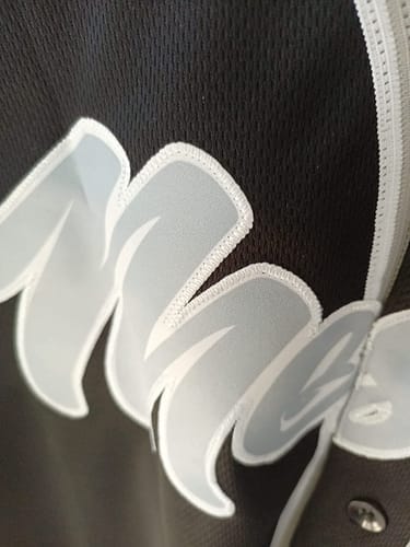 Customer photo review of Custom Black Red-White Classic Style Authentic Baseball Jersey