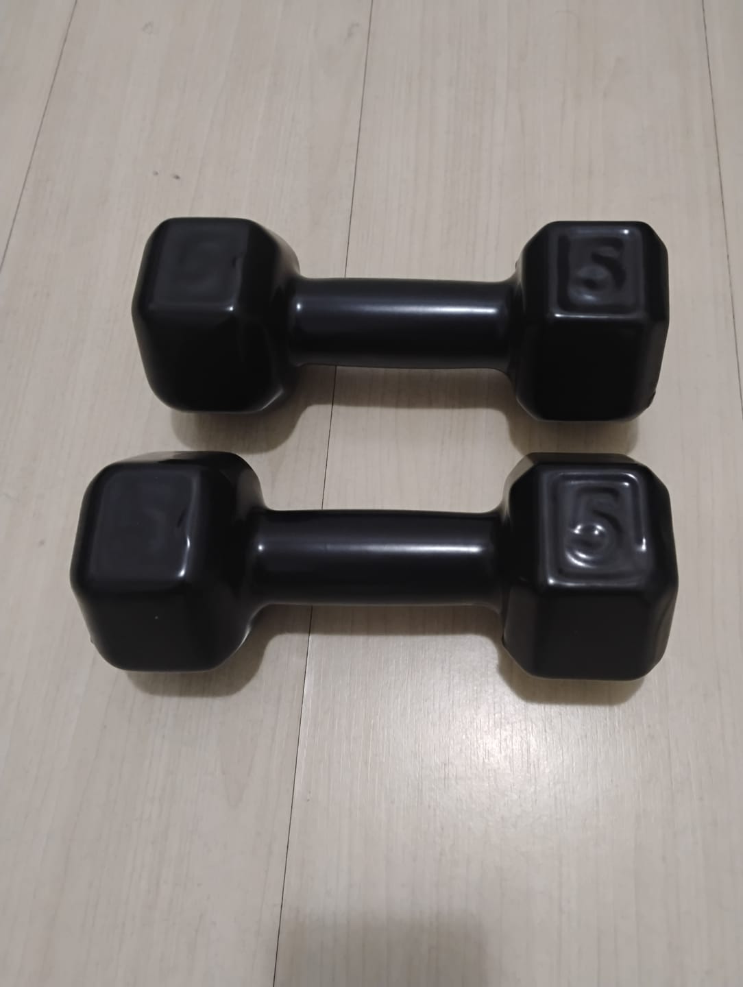 Customer photo review of Halter Dumbbell Sextavado Emborrachado
