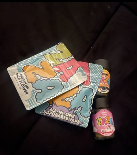 Customer photo review of Zaza Gelato - Five .5g Joints - THCA Flower Infused w/THCa Diamonds (Hybrid)