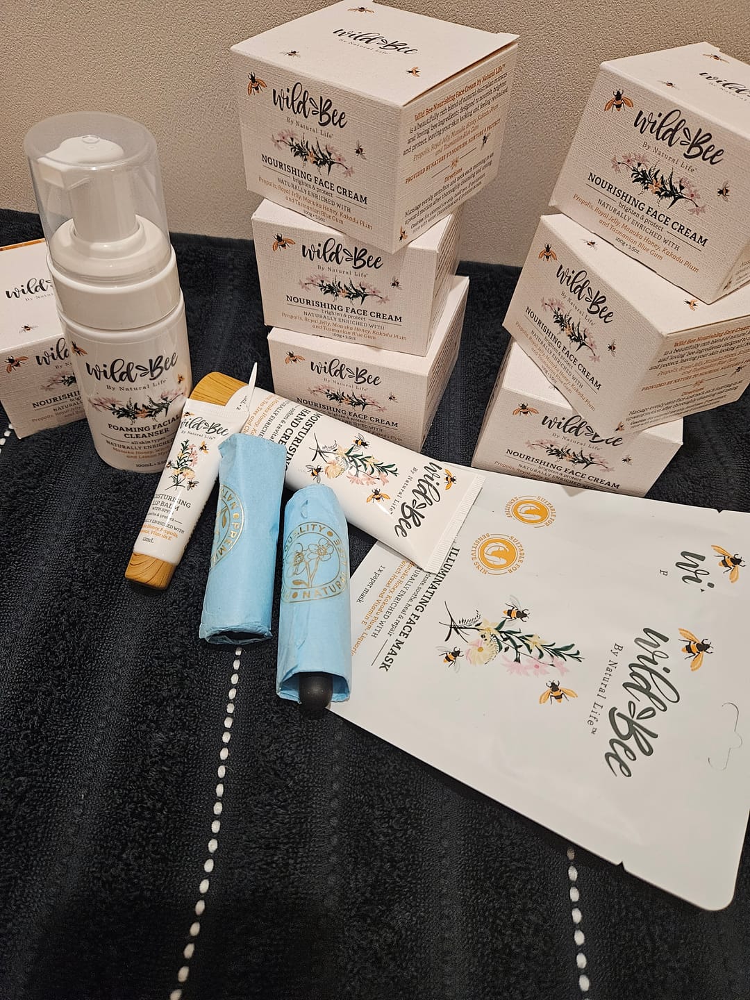 Customer photo review of Wild Bee Skincare Welcome Pack