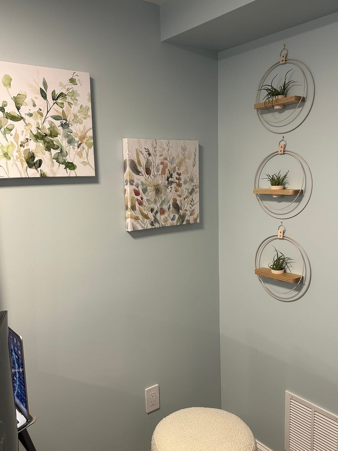 Customer photo review of Air Plant Shelf + Pot Trio