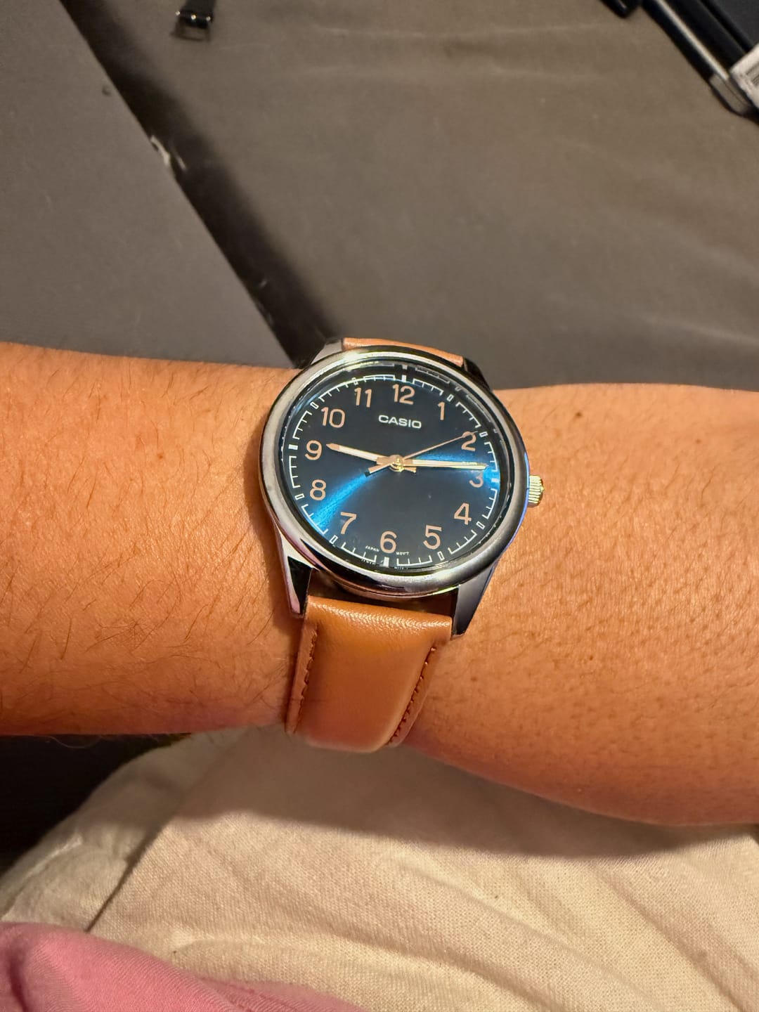 Customer photo review of Reloj Casio Análogo MTP-V005L-2B4UDF Correa de Cuero