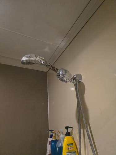 Customer photo review of HolyH2O™ Shower Mate