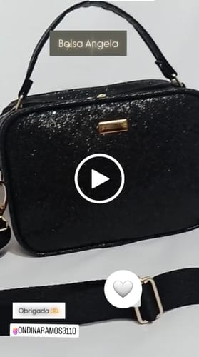 Customer video review of SHINE GLITTER 0,8MM COM FUNDO SPUN COR PRETO