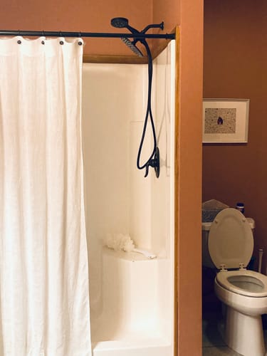 Customer photo review of 3-Spray Dual Shower Head Set