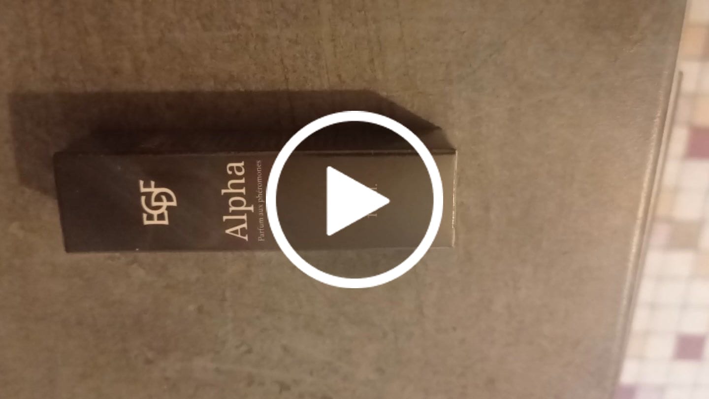 Customer video review of Elixir aux phéromones Homme