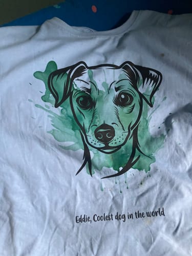 Customer photo review of Official Dog of the Coolest People on the Planet