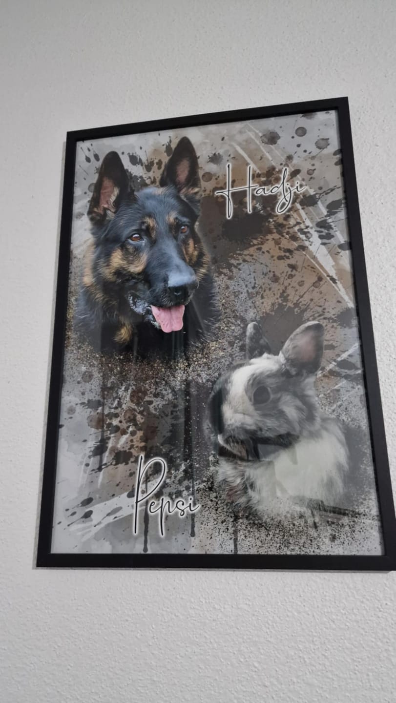 Customer photo review of Portrait Aquarelle - Duo