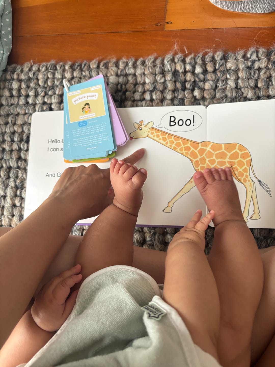 Customer photo review of Learn with Me - Baby Cards