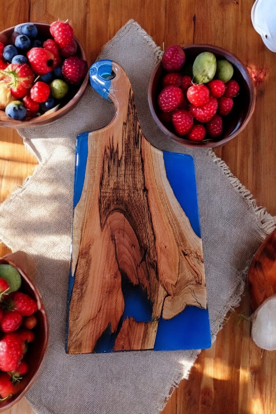 Customer photo review of 17.5x7x1" Small Free Flow Charcuterie Board Silicone Mold