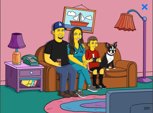 Customer photo review of Turn Me Yellow — Digital Portrait