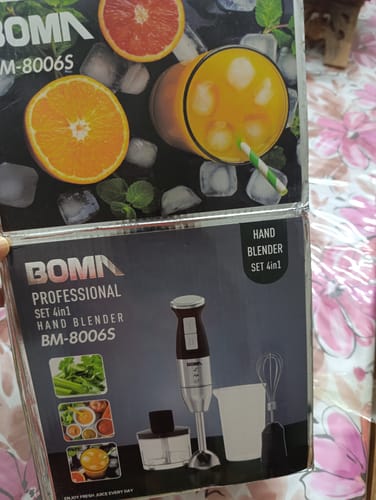 Customer photo review of German Lot Imported Boma 4-in-1 Hand Blender