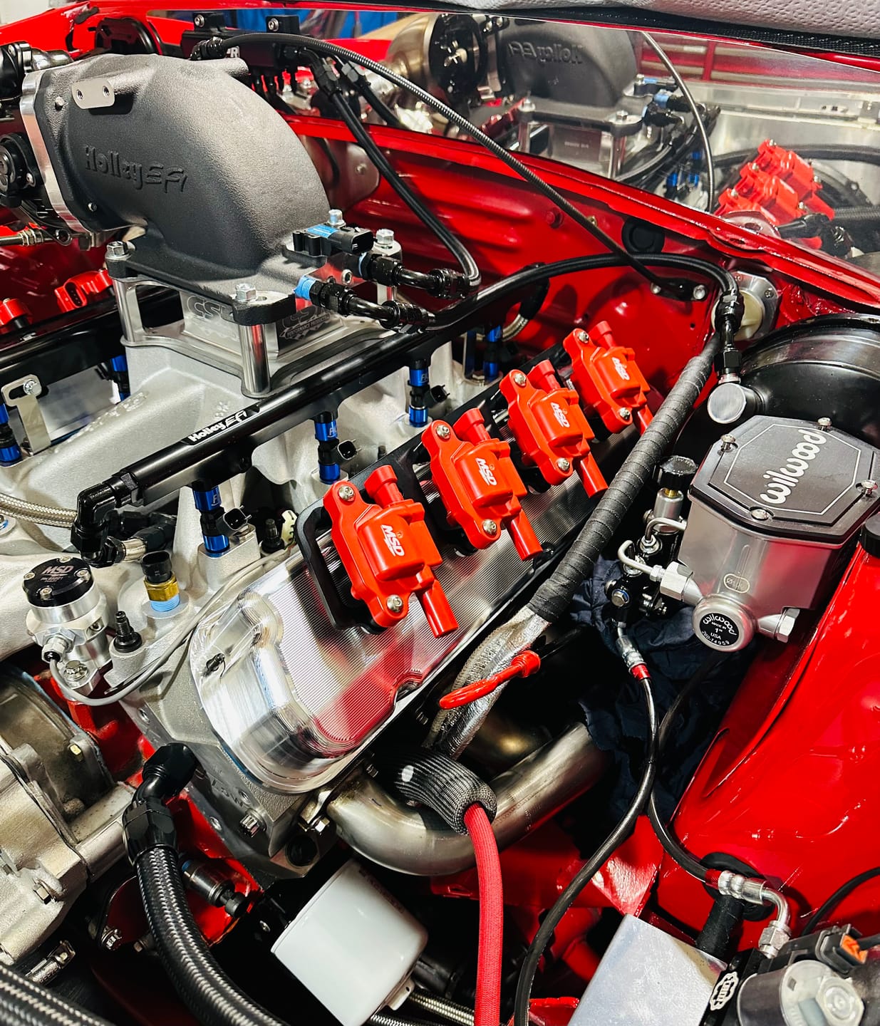 Customer photo review of LS Multi Coil Bracket Mounting Kit For Motion Billet Valve Covers