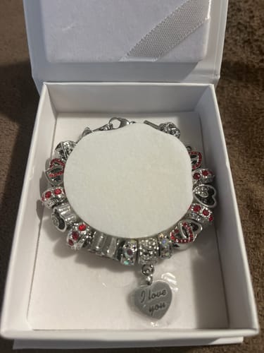 Customer photo review of I Love You Bracelets