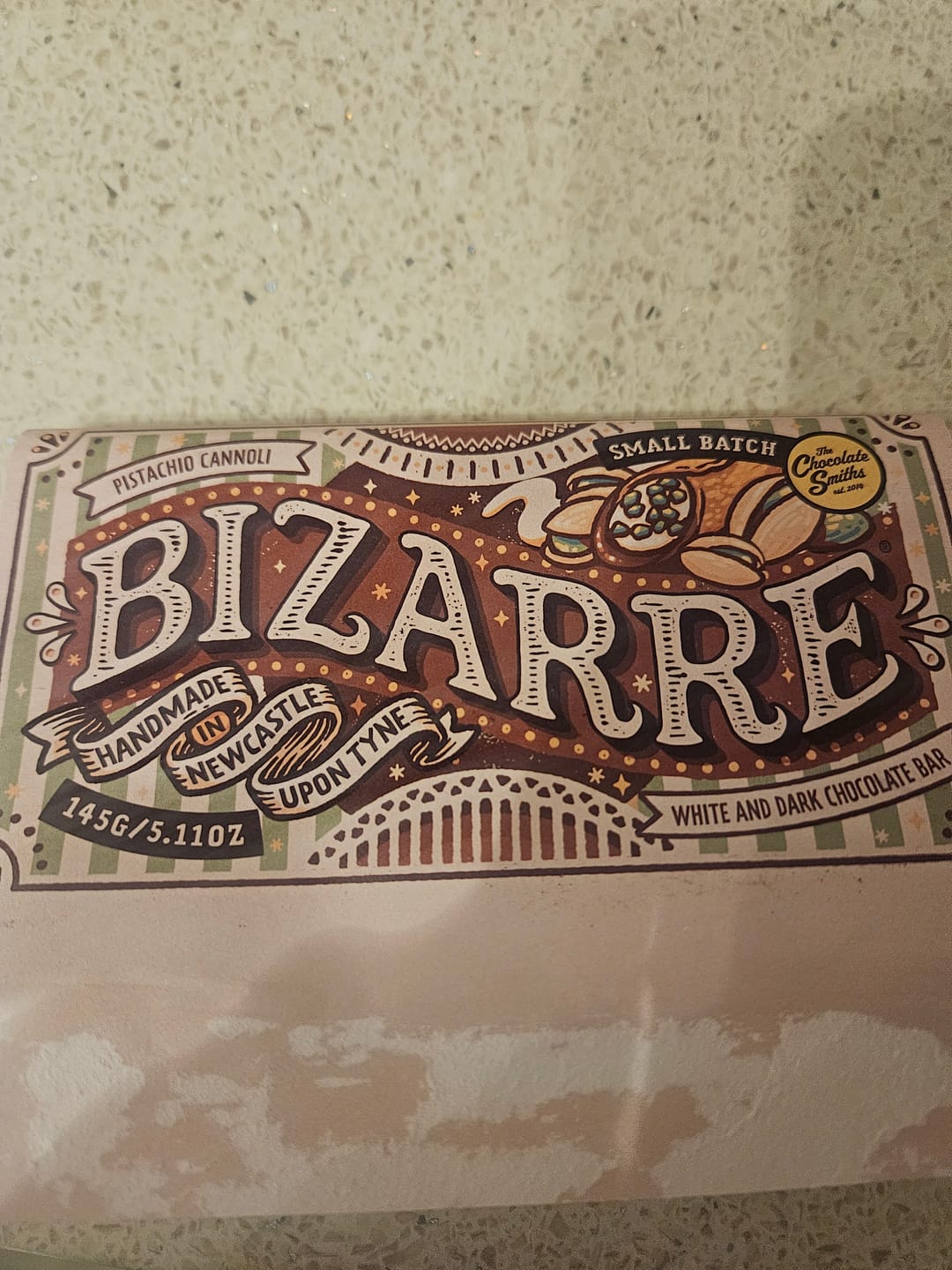 Customer photo review of Pistachio Cannoli Inspired What D'Yee Want Wednesday Bar