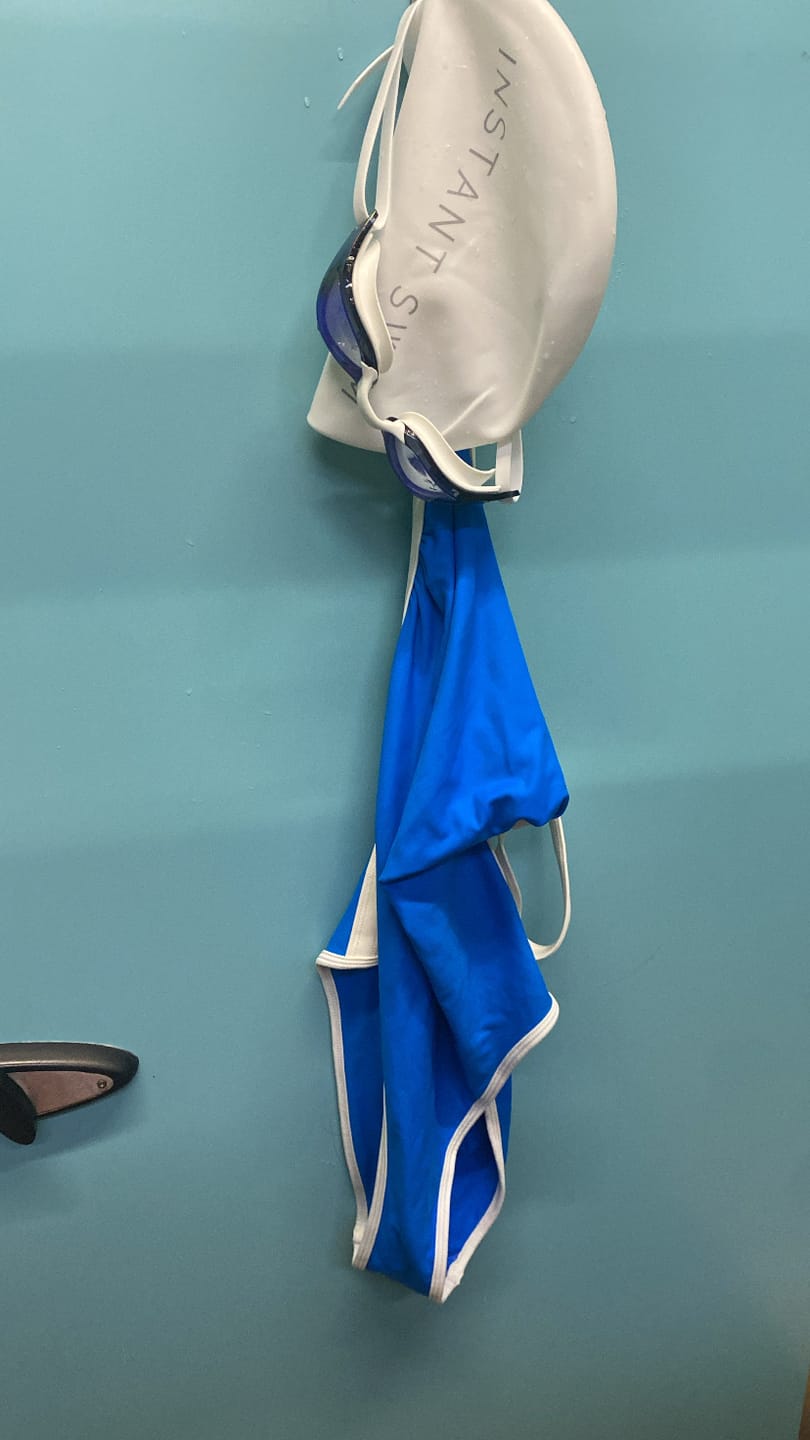 Customer photo review of Seamless Swim Cap