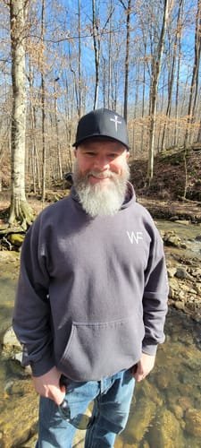 Customer photo review of Dad, Husband, Man of God Hats
