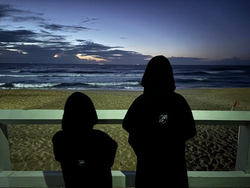 Customer photo review of Short Sleeve Hooded Towel