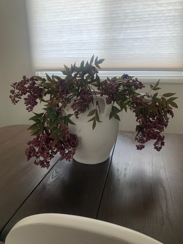 Customer photo review of Faux Dusty Plum Stem