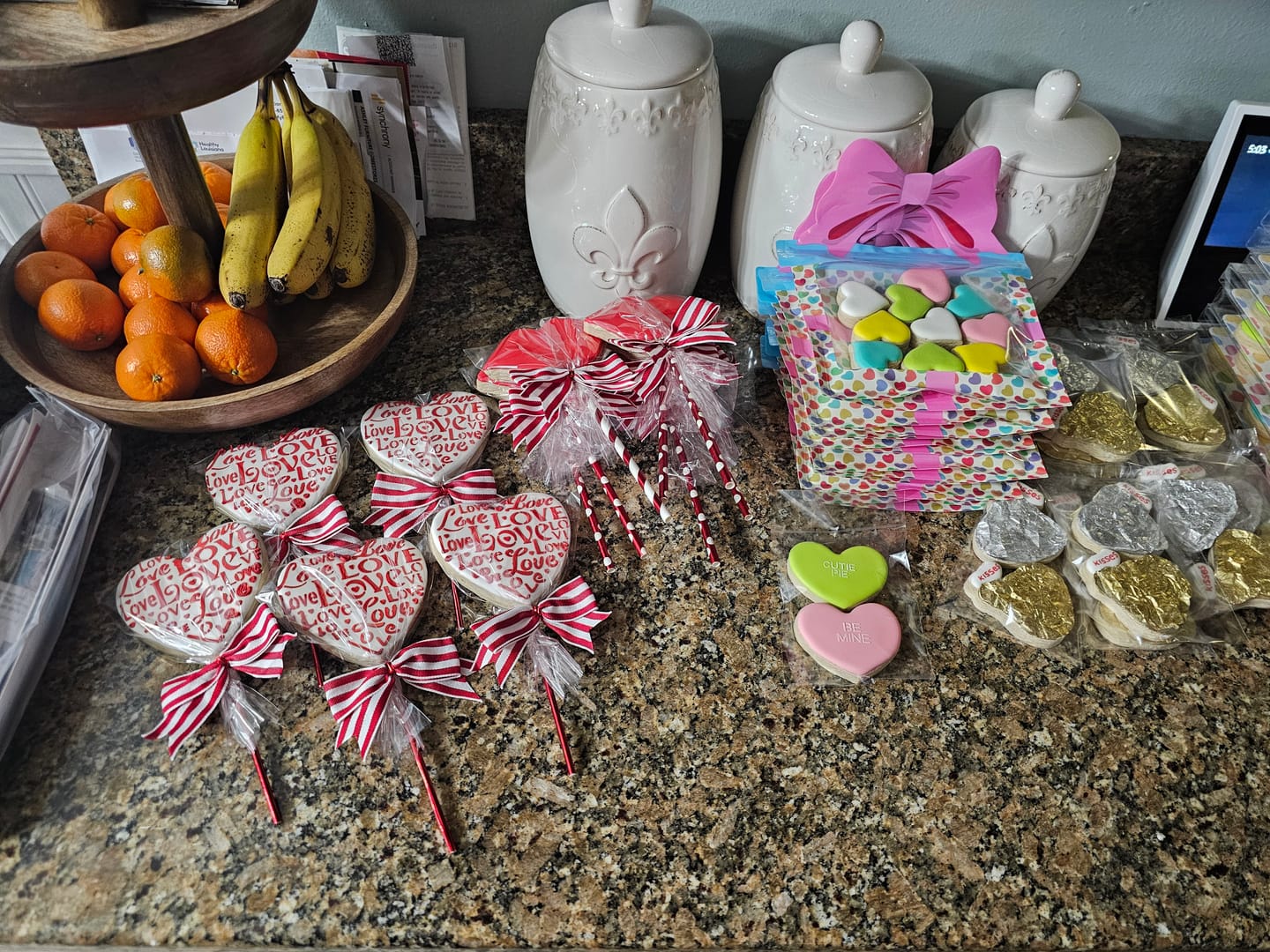 Customer photo review of Love Saying Cookie Stencil by Designer Stencils