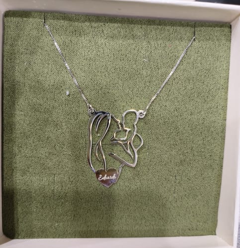Customer photo review of Collana Mamma e Figlio