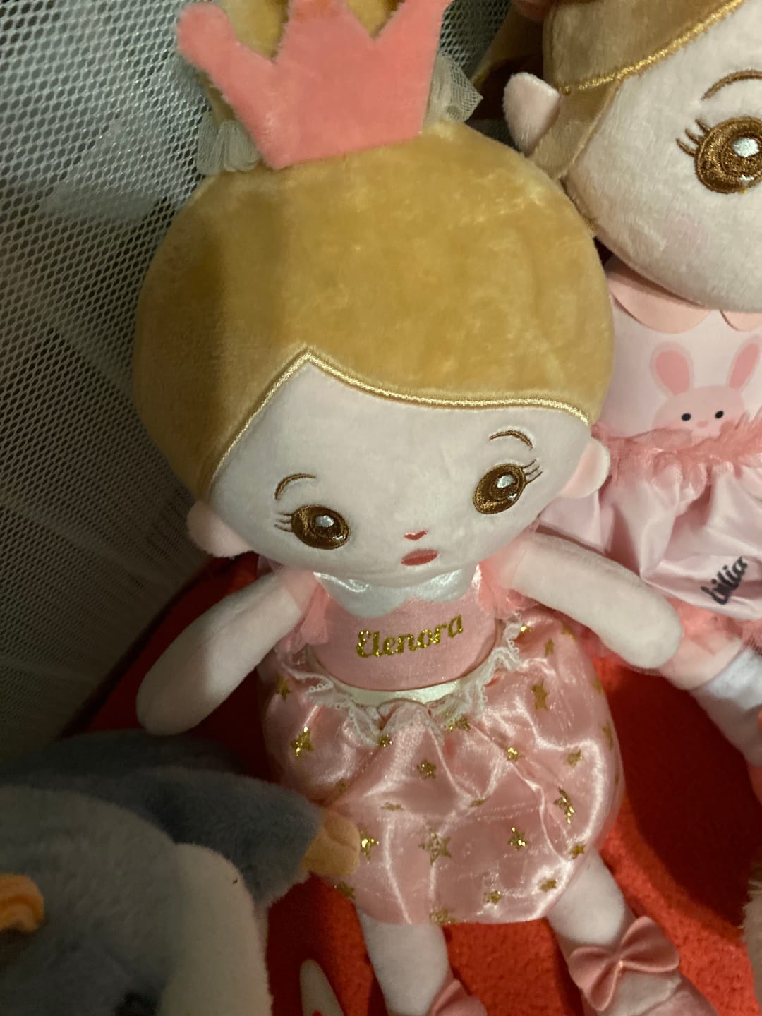 Customer photo review of Personalisierte Plüschpuppen mit Offenen Augen von Hasen mit Großen Ohren