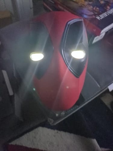 Customer photo review of [NEW] Spidey Gear™ - Deadpool Mask