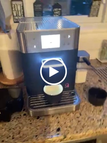 Customer video review of KitchenAid - Fully Automatic Espresso Machine w/ Milk Container - KF7