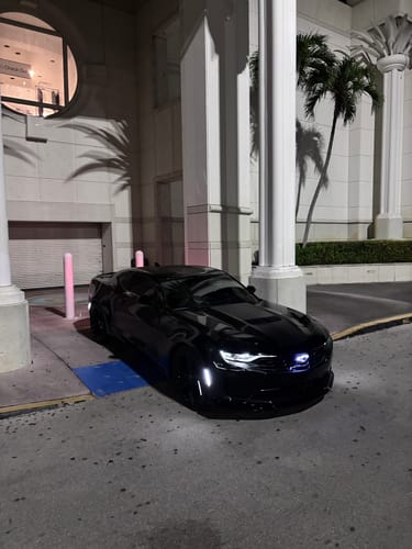 Customer photo review of Chevy Camaro Front Illuminated LED Bowtie Grille Emblem Glowtie Badge kit RGB/White 2016-2024