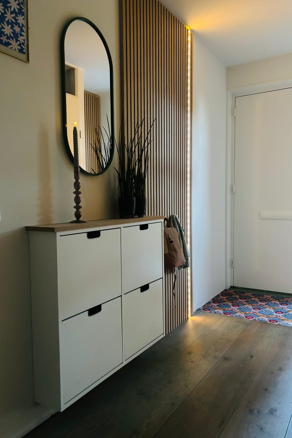 Customer photo review of AkuPanel Naturel Eiken-Hout met Grijs Vilt | 240cm x 60cm | 3-zijdig écht houtfineer