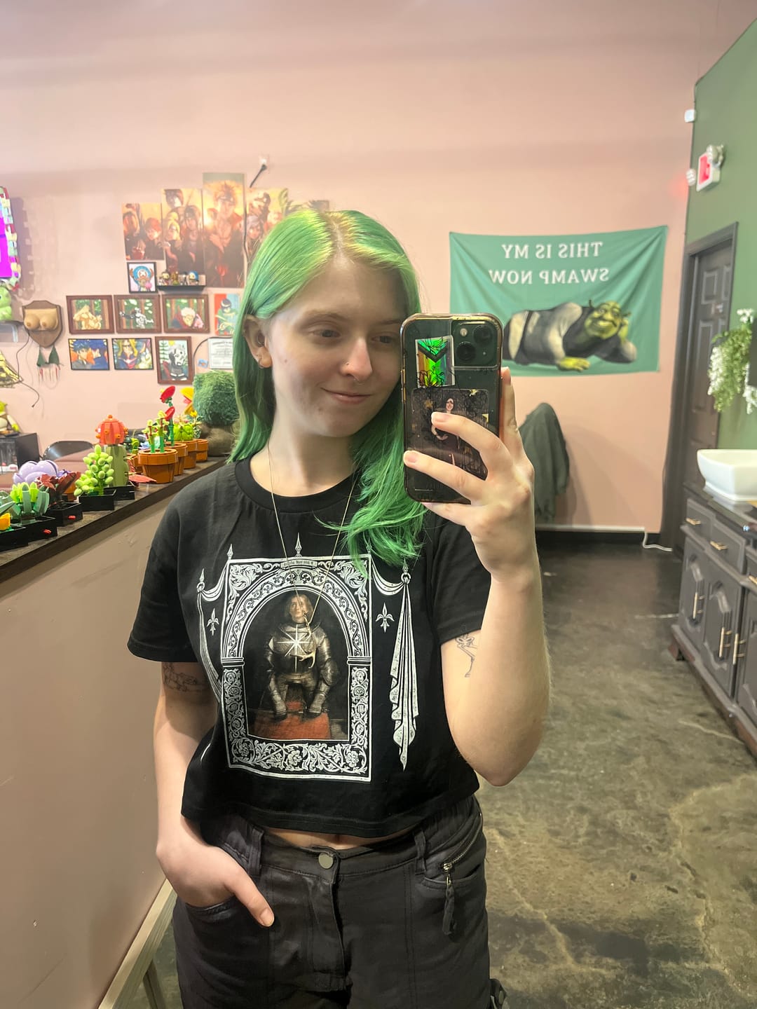 Customer photo review of Acceptance Crop Tee