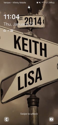 Customer photo review of COUPLES DATE OF LOVE by Cstm Canvas