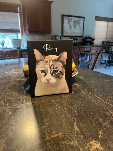 Customer photo review of Pet Art Canvas Wrap