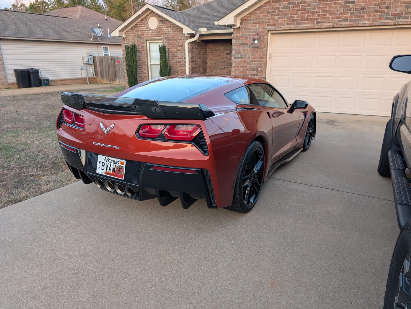Customer photo review of Corvette C7 Rear Bumper Diffuser Fins