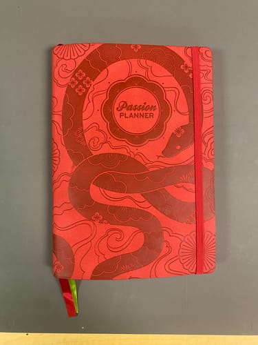 Customer photo review of Weekly 2025 Planner Year of the Snake Ruby