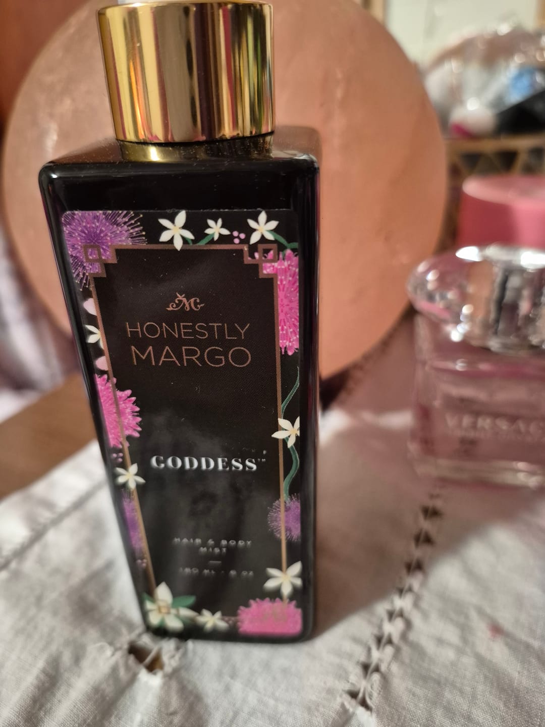 Customer photo review of Goddess Hair & Body Mist