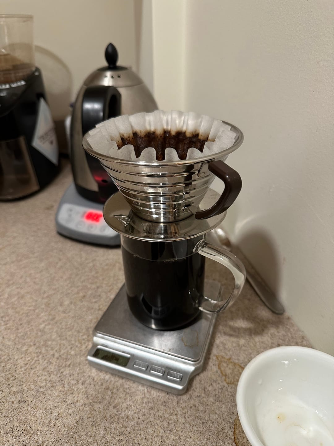 Customer photo review of Kalita Wave 185 Coffee Filters - 100ct