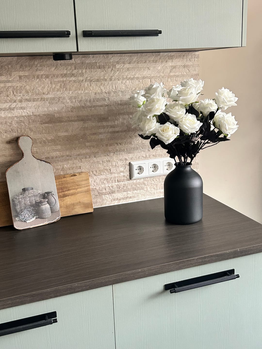 Customer photo review of Casa vaas - Mat zwart