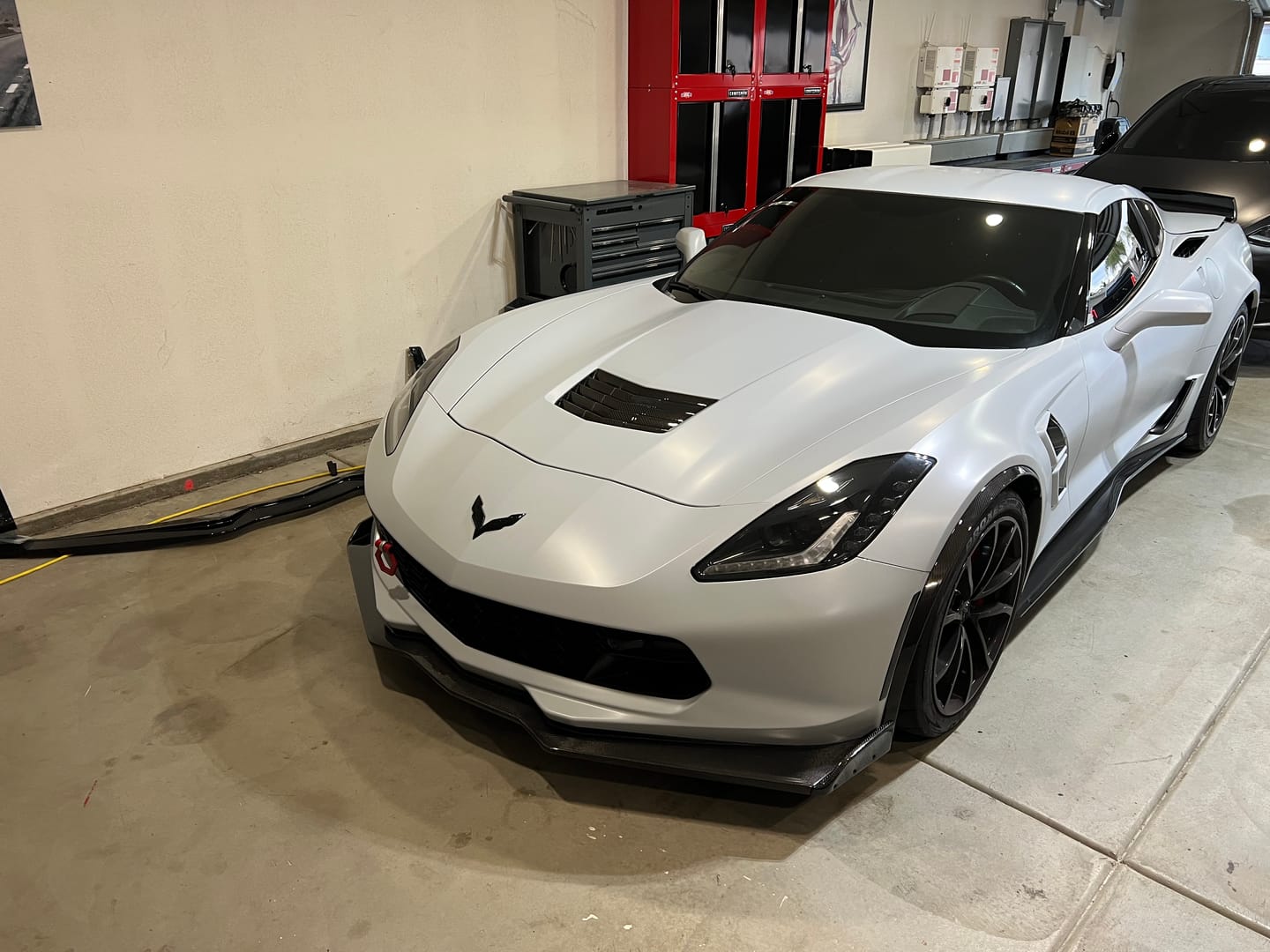 Customer photo review of Corvette C7 Stage 2.5 ZR1 Conversion Extended Front Splitter